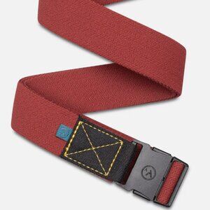 Like New Arcade Belt Co.: Ridge (Slim, Unisex) - Vermillion w/ Moody Blue